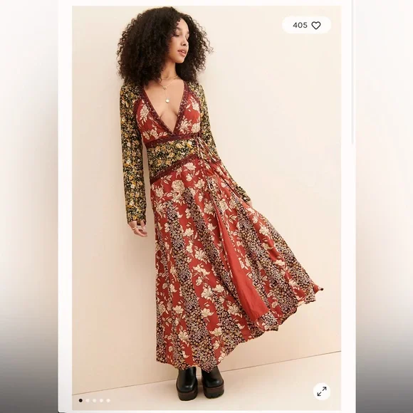 Free People Tilda Wrap Dress - Picture 2 of 4